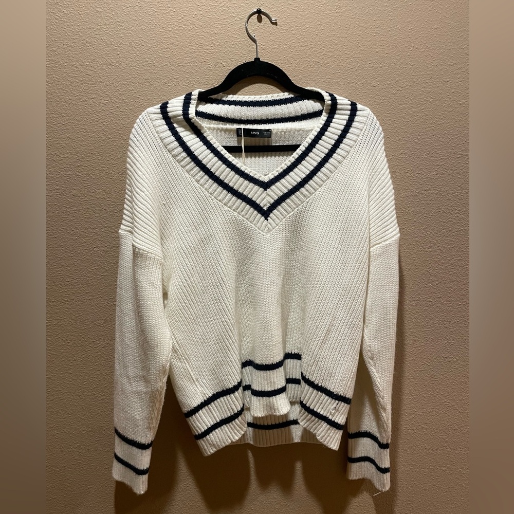 Mango women’s v-neck sweater